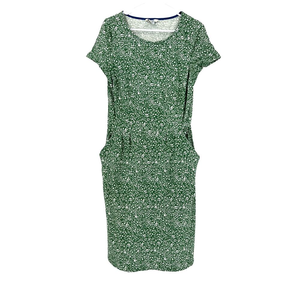 Boden Green Floral Mini Dress